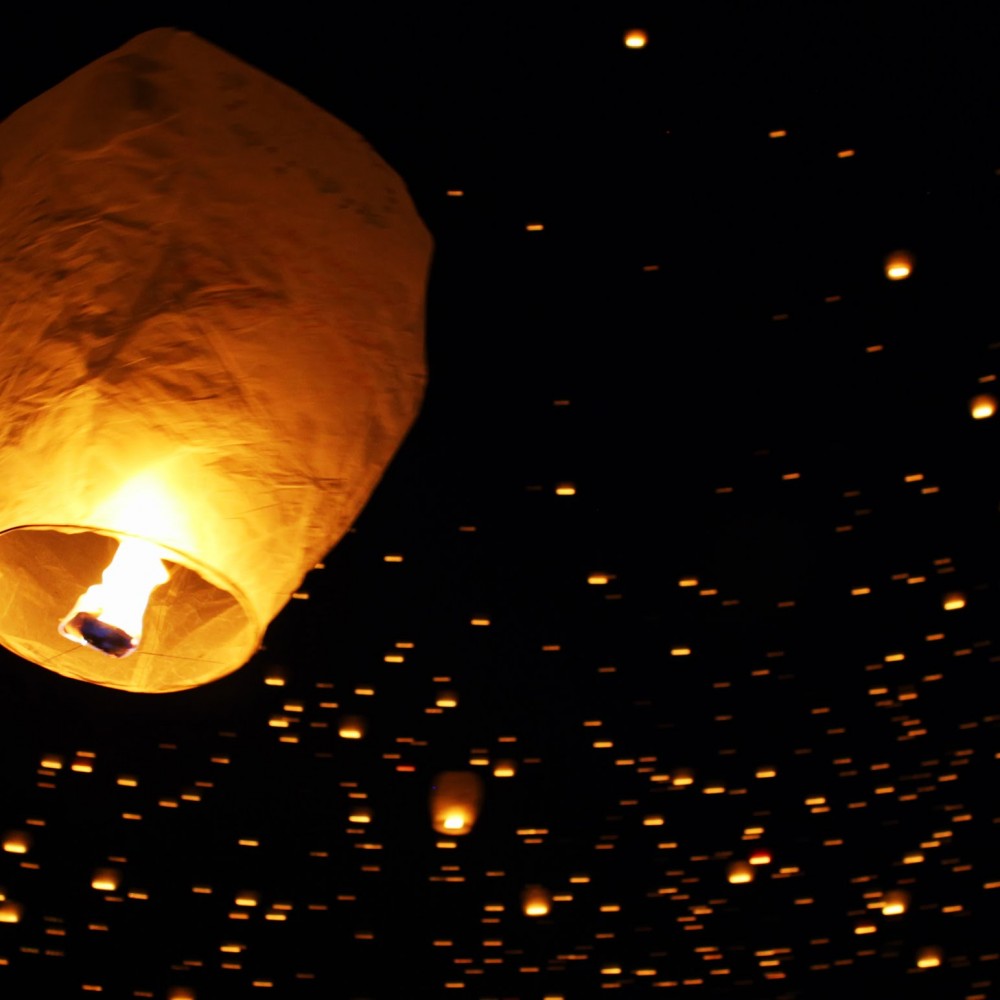 Un festival d’envol de lanternes