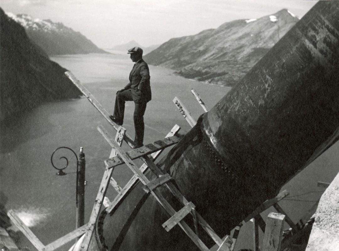 construciton-Glomfjord-centrale-electrique-01