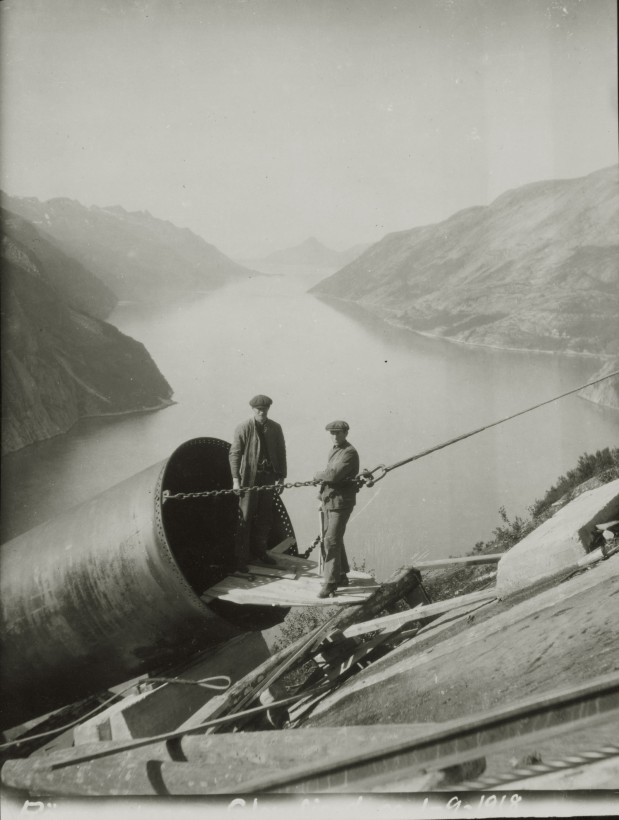 construciton-Glomfjord-centrale-electrique-03