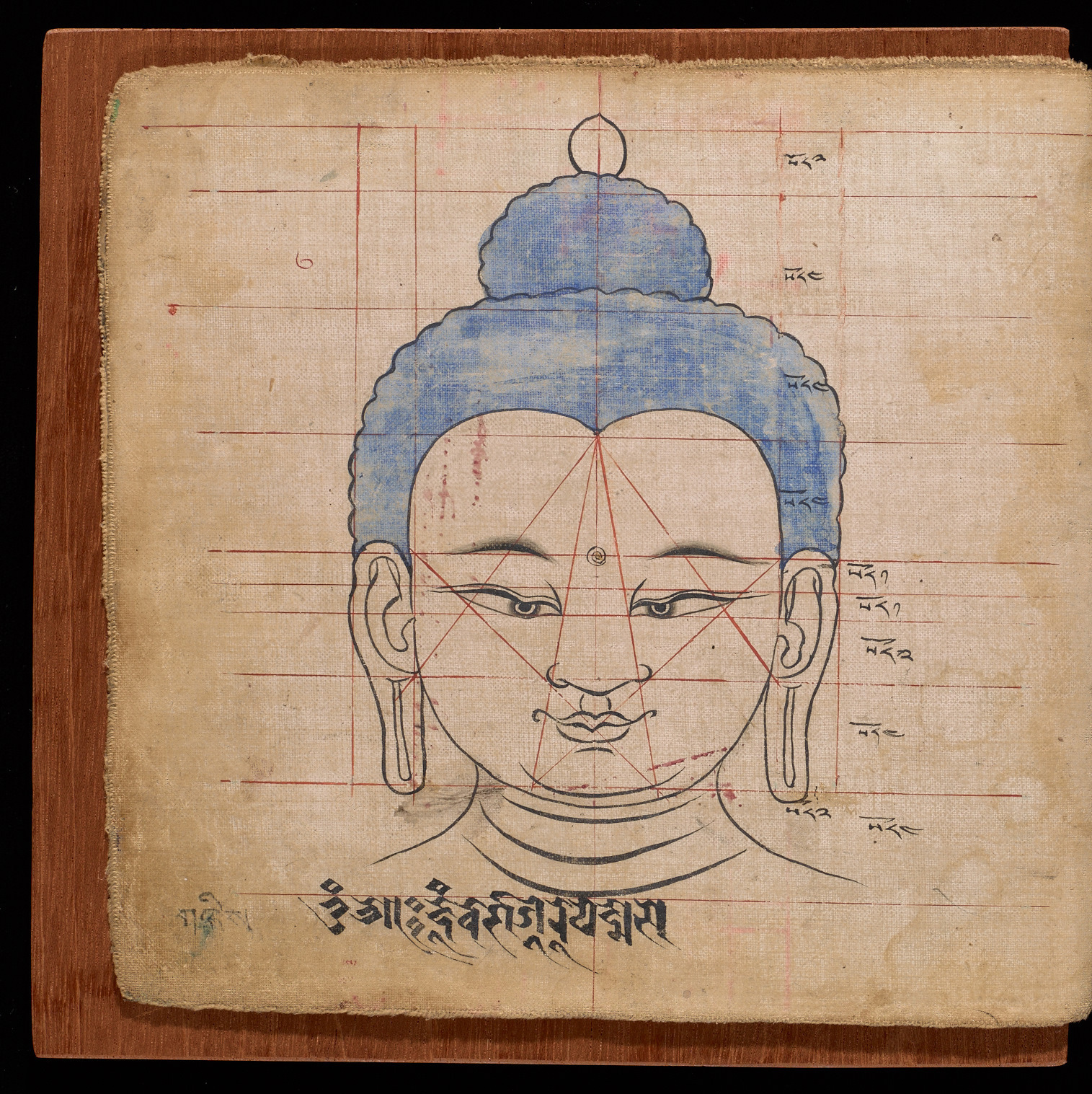 Le livre tibétain des proportions du 18ème siècle