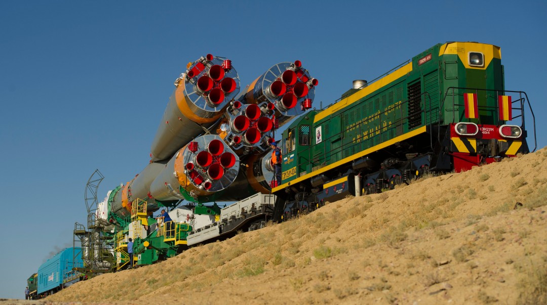 Expedition 32 Soyuz Rocket Rollout