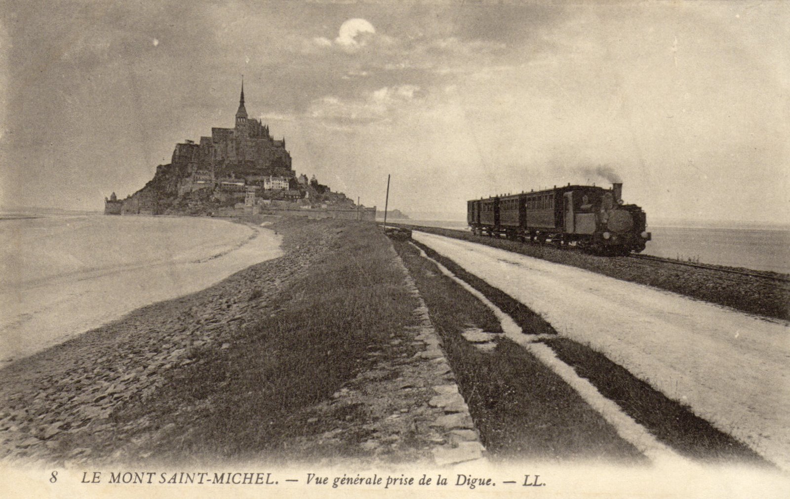 Le train à vapeur du Mont-Saint-Michel