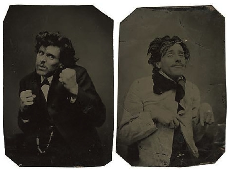 Les portraits d’acteur de Fawdon Vokes en 1870