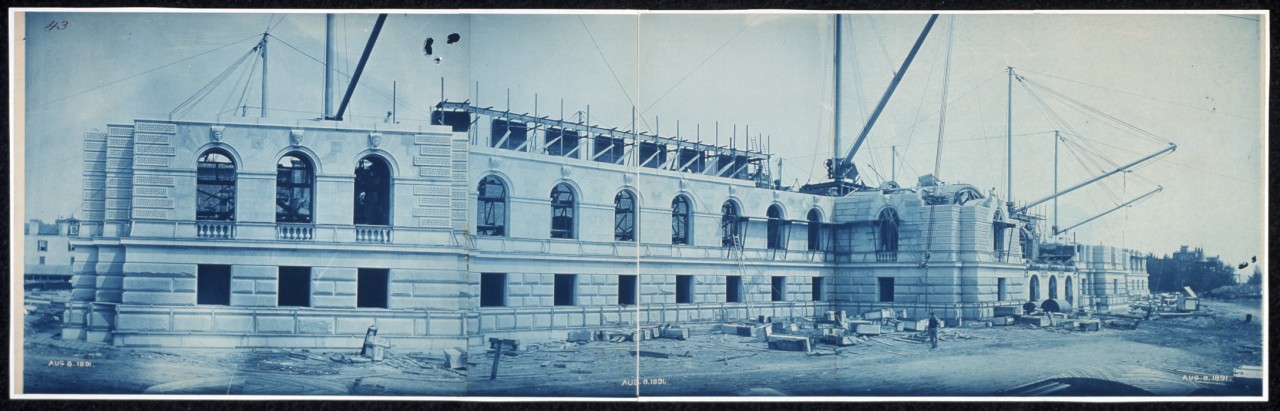 13Construction-of-the-Library-of-Congress-Washington-DC-Aug-8-1891