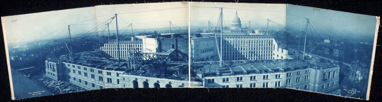 26Construction-of-the-Library-of-Congress-from-chimney-top-Washington-DC-Dec-4-1891