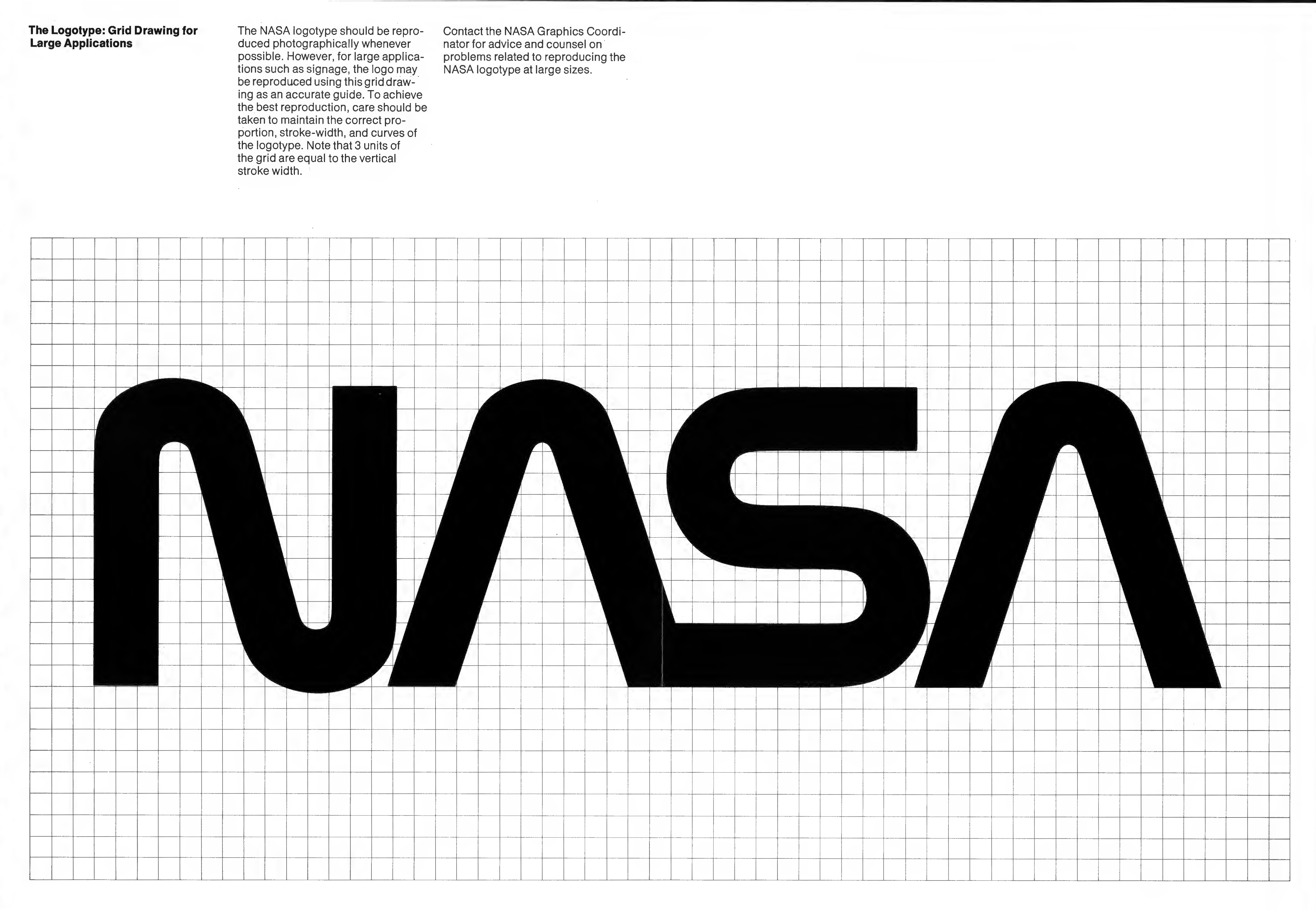 Le guide de style graphique de la Nasa des années 70