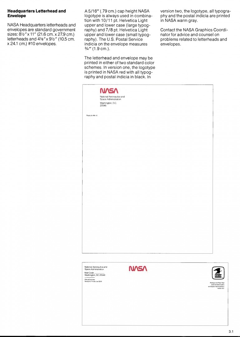 NASA Graphics Standards Manual (NHB 1430.2) (January 1976)