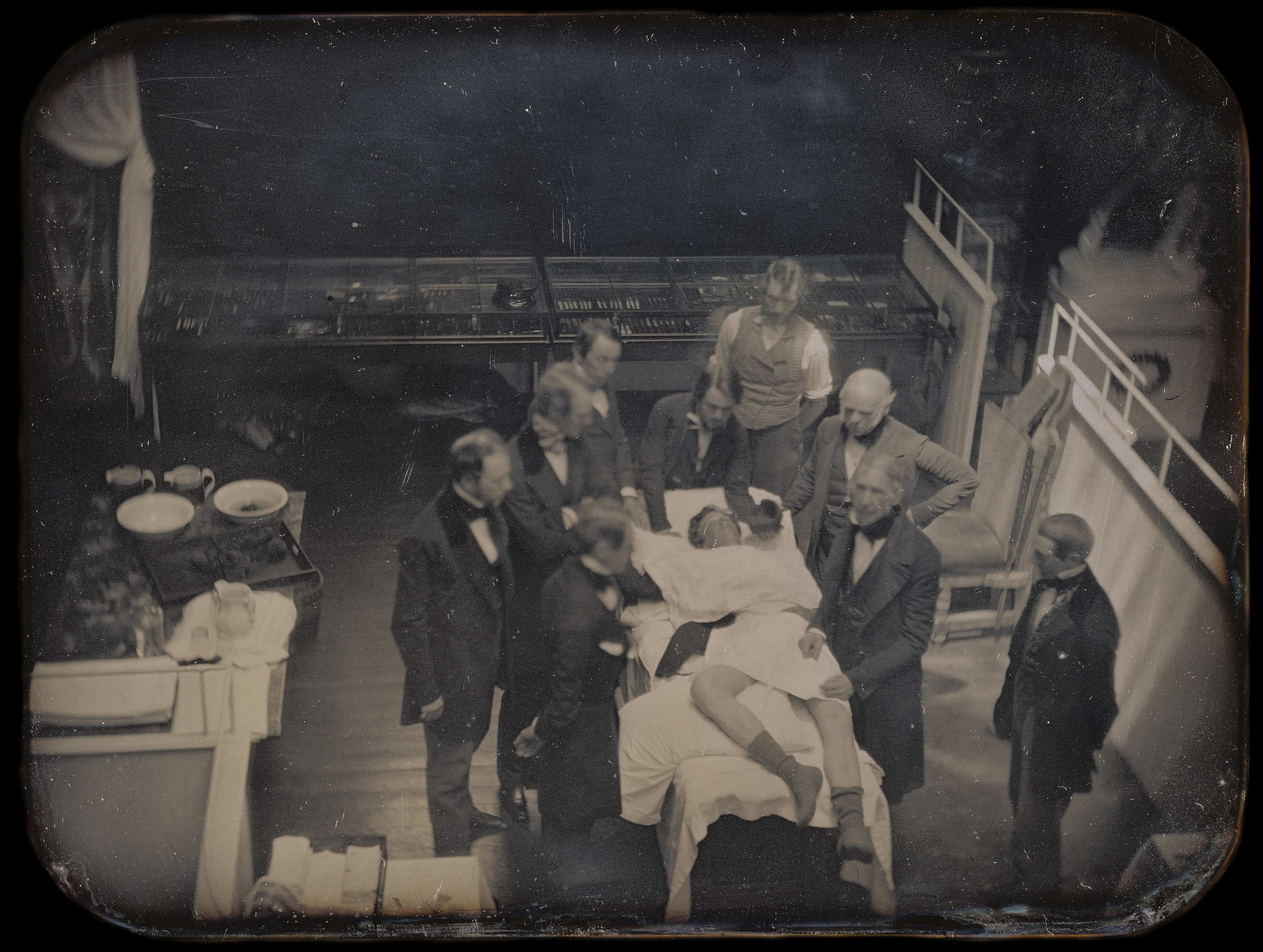 Une photographie de la première anesthésie générale en 1846