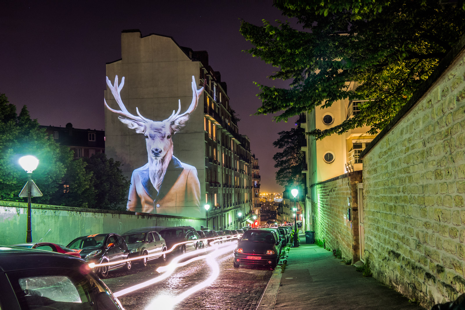 Un safari urbain de projections nocturnes à Paris