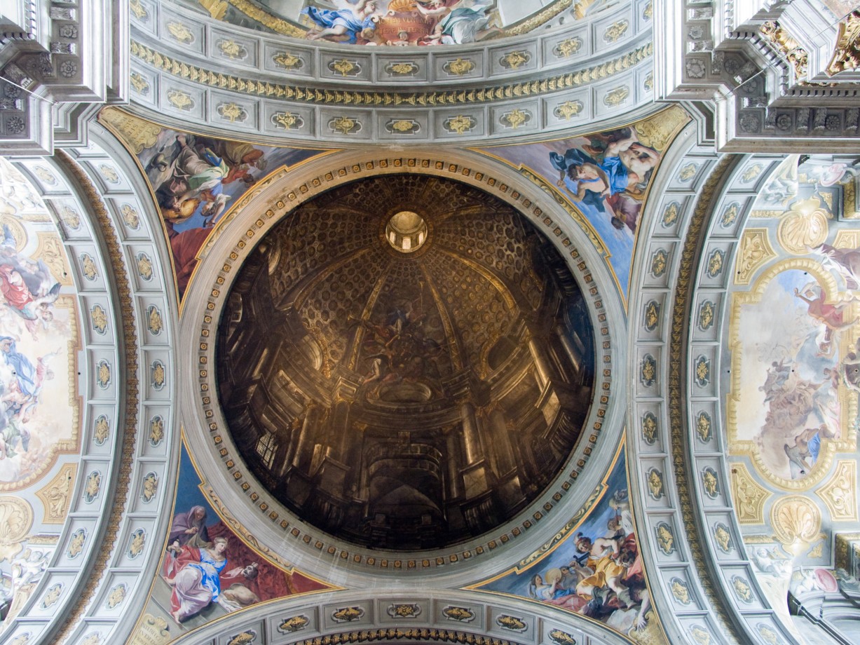 Eglise Sant'Ignazio Dôme en trompe l'oeil