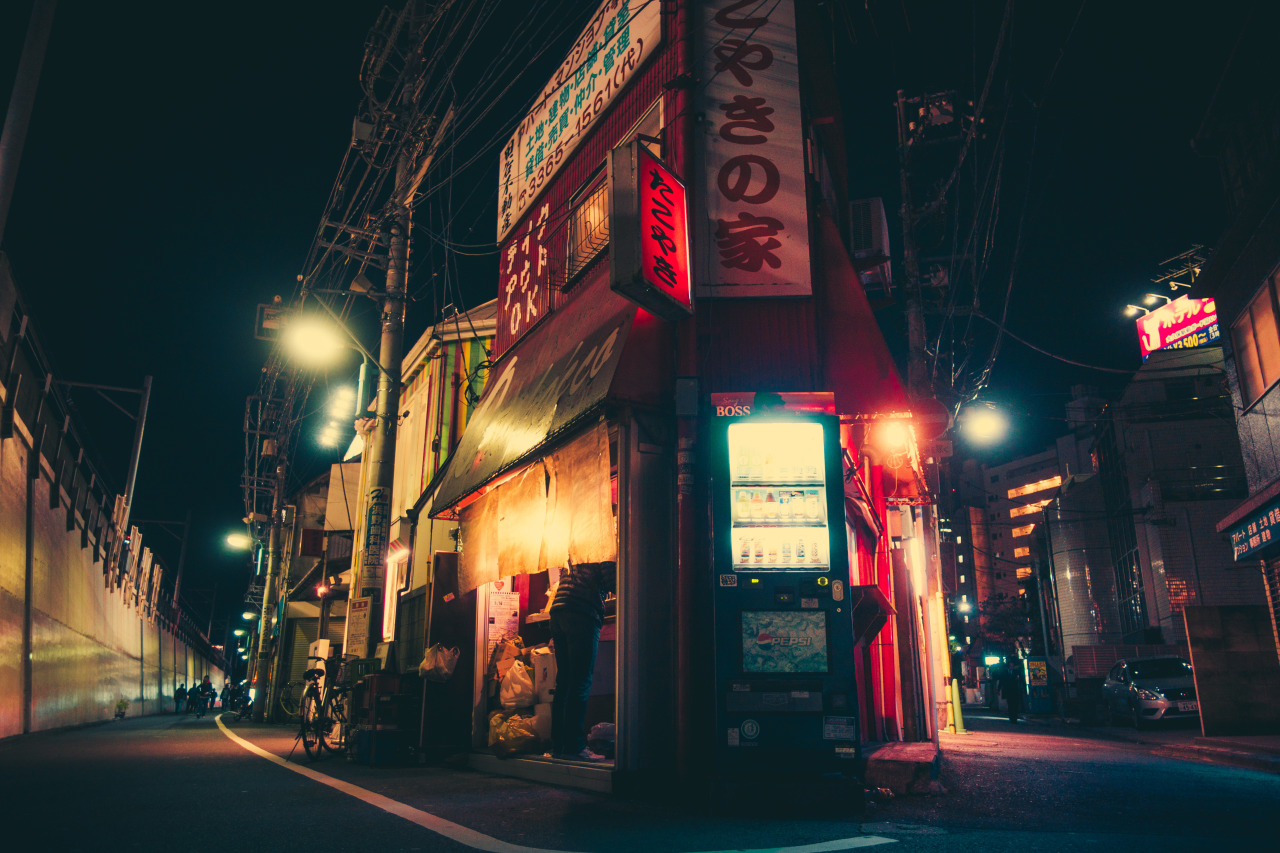La nuit des ruelles de Tokyo
