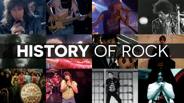 L’histoire du Rock en une timeline 15 minutes