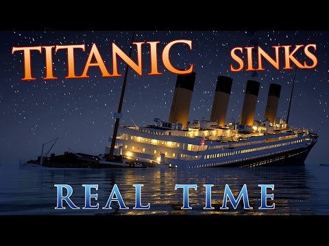 Regardez le Titanic couler en temps réel