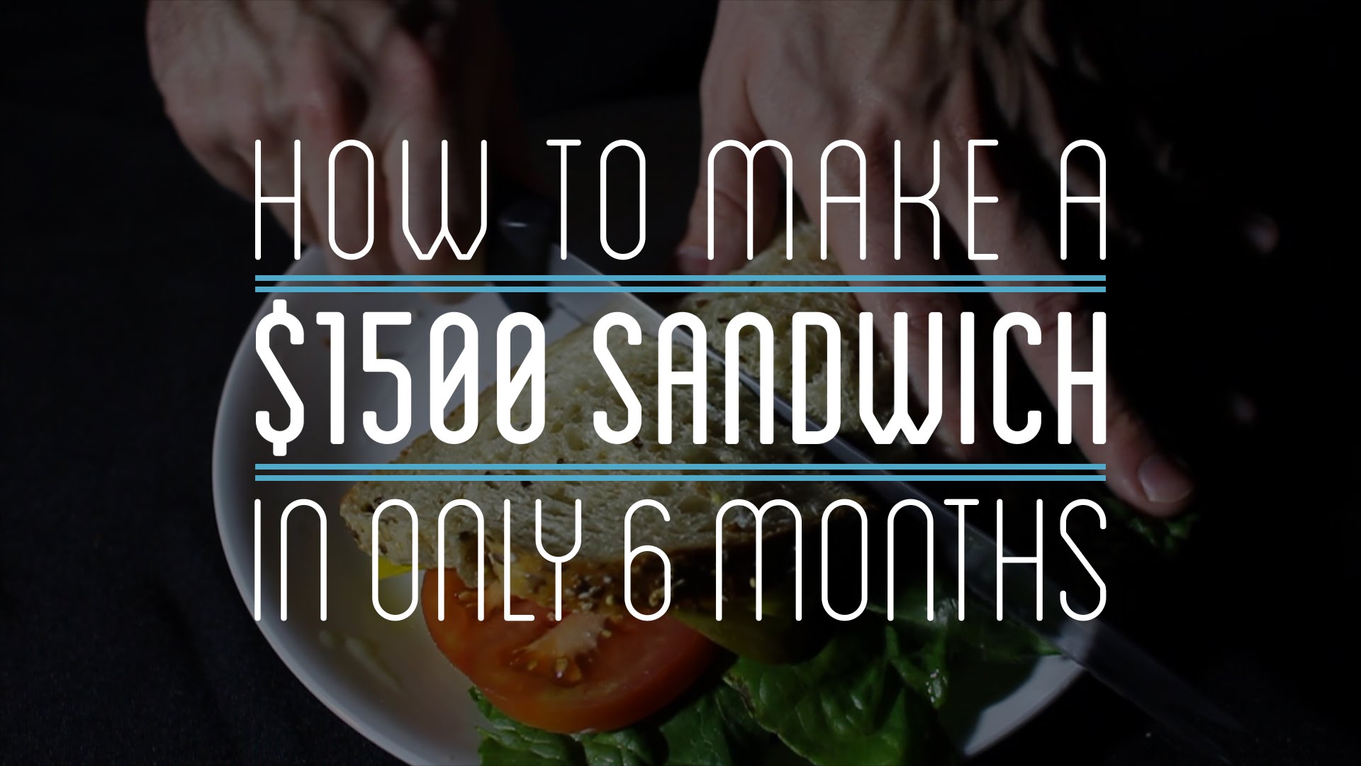 Comment faire un sandwich à partir de rien