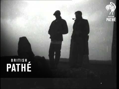 Des druides à Stonehenge en 1948