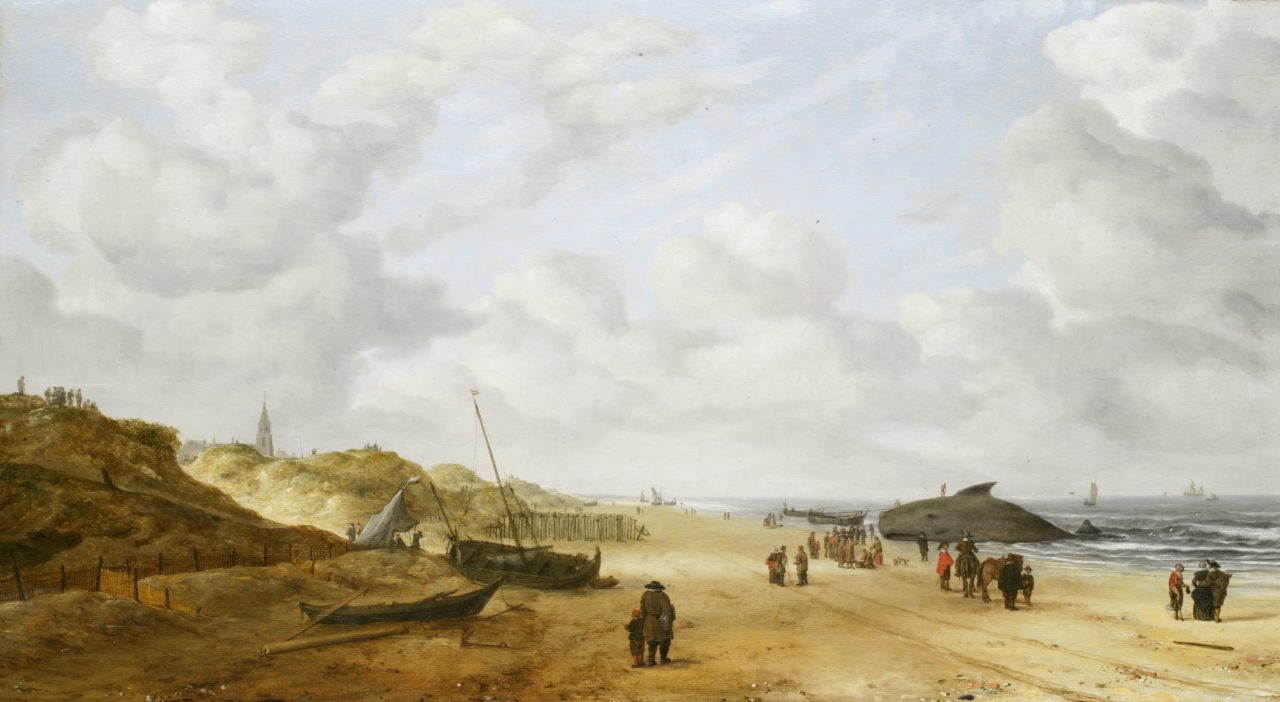View of Scheveningen sands, by Hendrick van Anthonissen