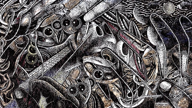 Des images surgissent d&rsquo;un chaos graphique