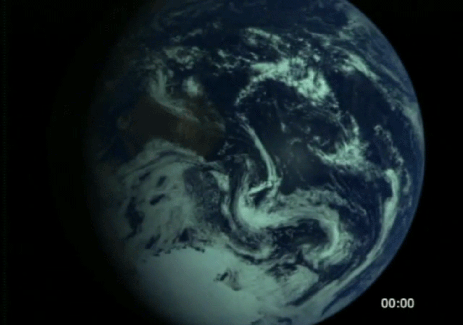 Regardez la terre tourner en temps réel