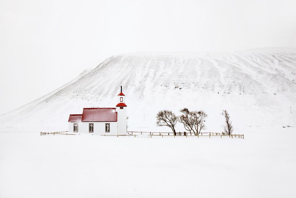 Les paysages islandais enveloppés de snjór par Christophe Jacrot