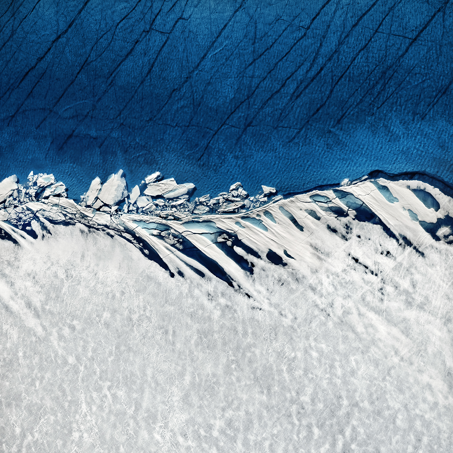 Les lacs polaires symptômes du réchauffement par Timo Lieber