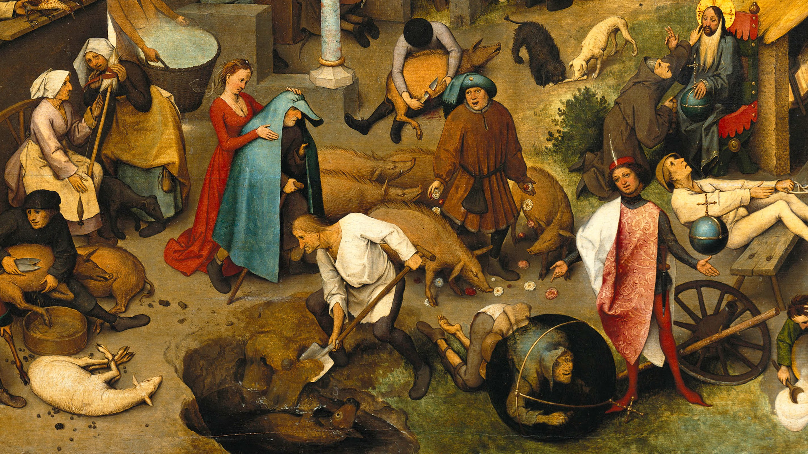 La peinture flamande de 1559 qui illustre 120 proverbes