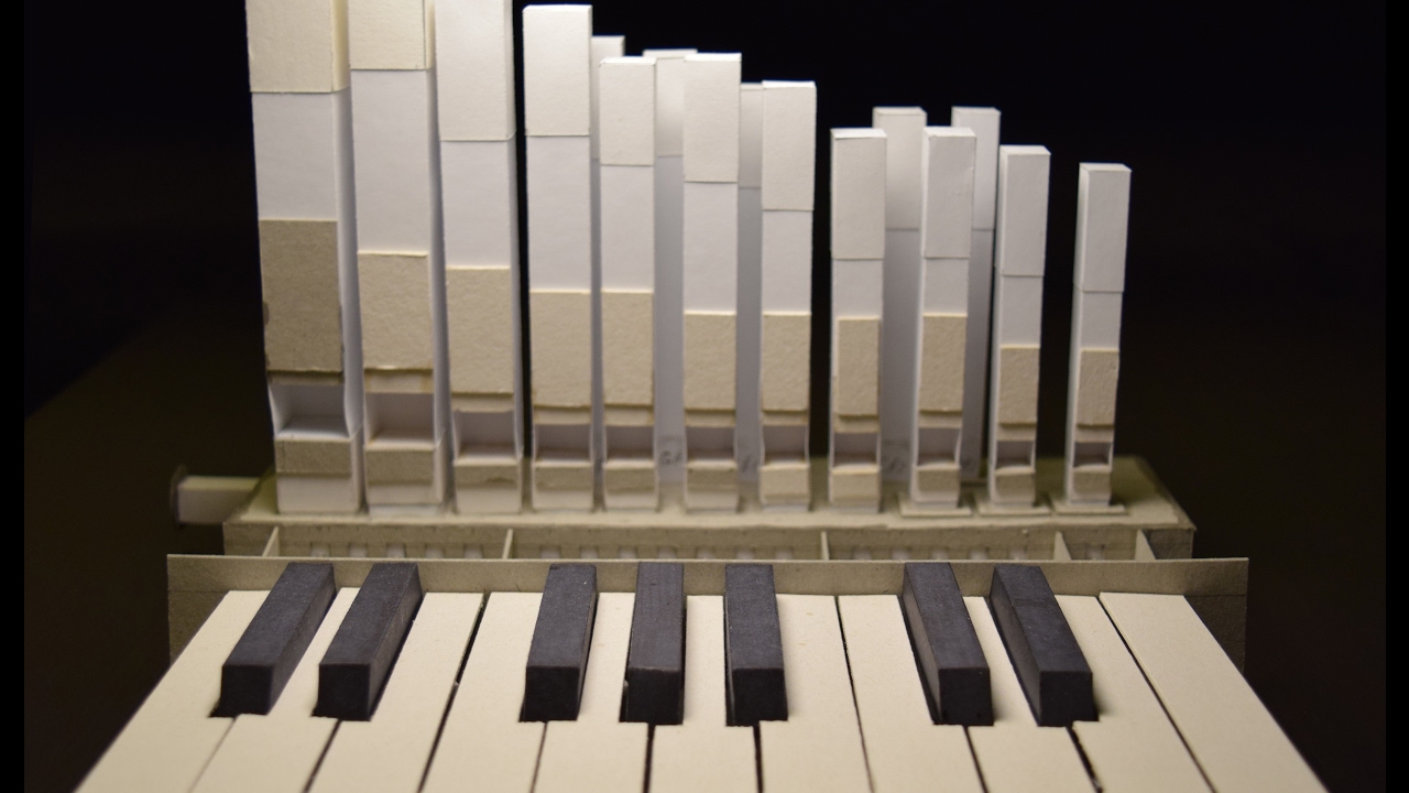 Un orgue fonctionnel en papier