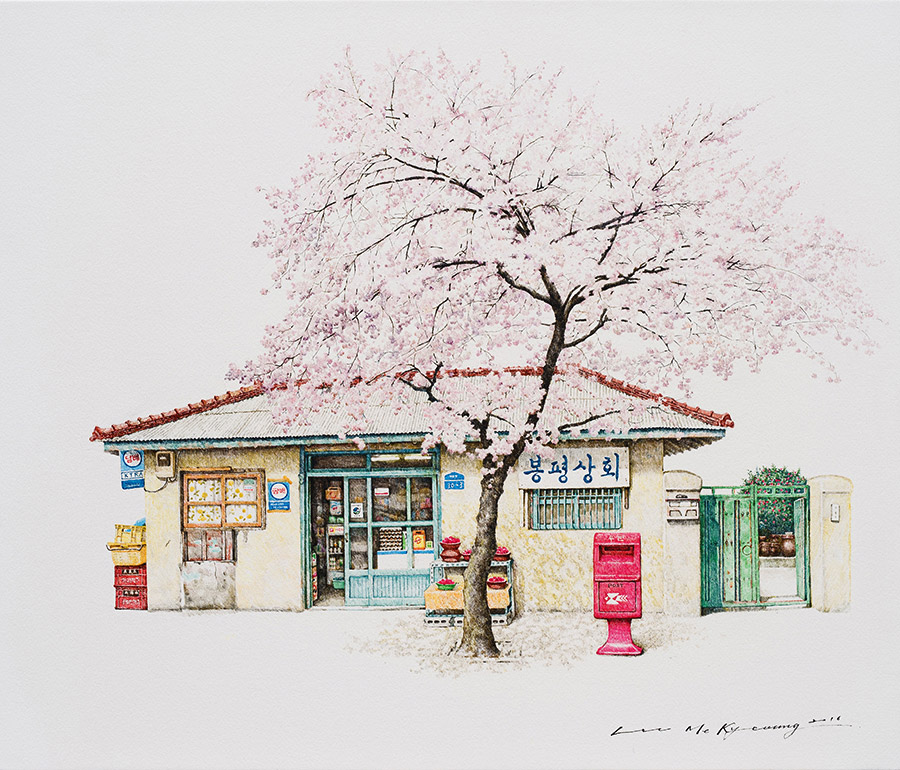 Elle peint les boutiques de proximité coréennes bientôt disparues