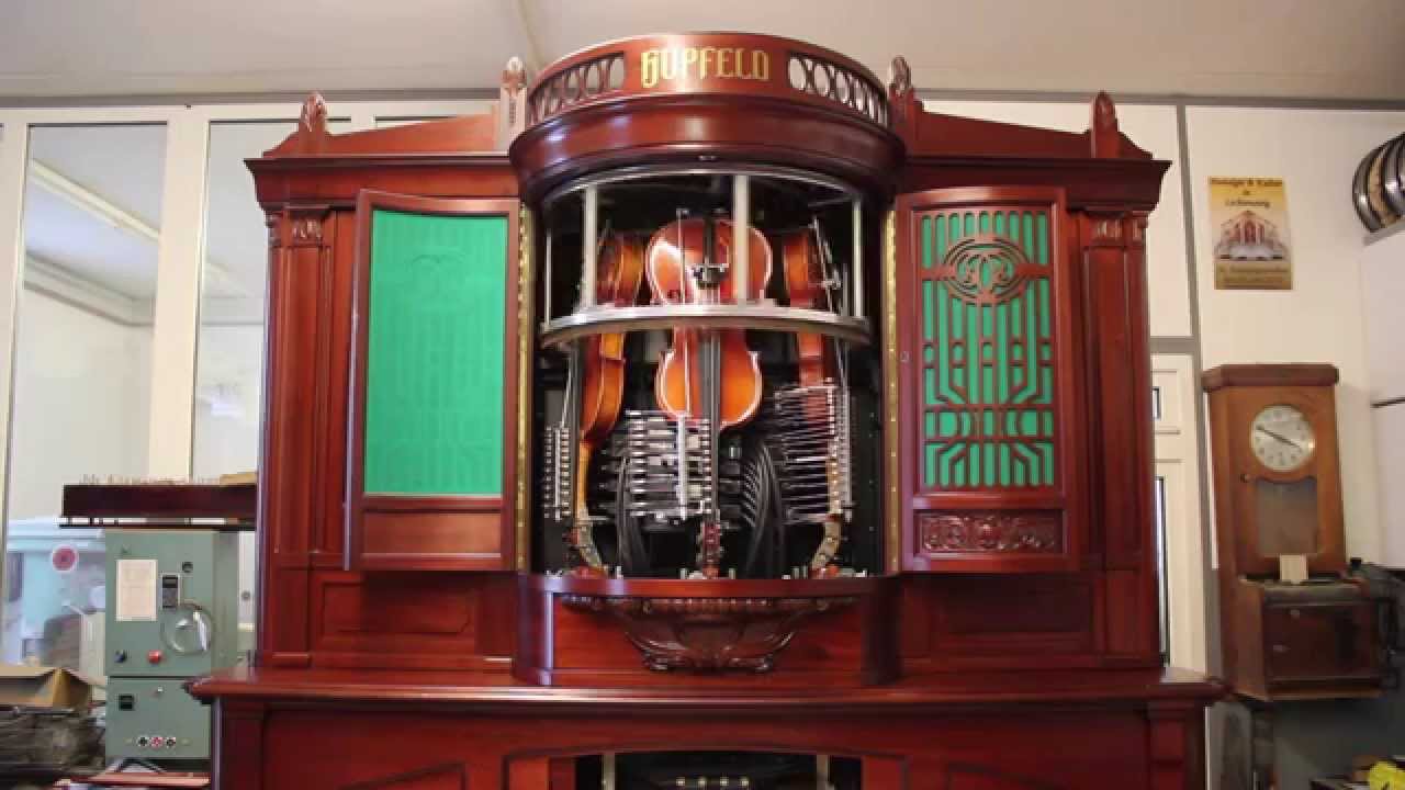 L’orchestre de violons mécanique et automatique de 1907
