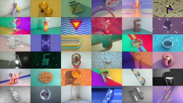 L’alphabet en mouvement dans ce court métrage d’animation