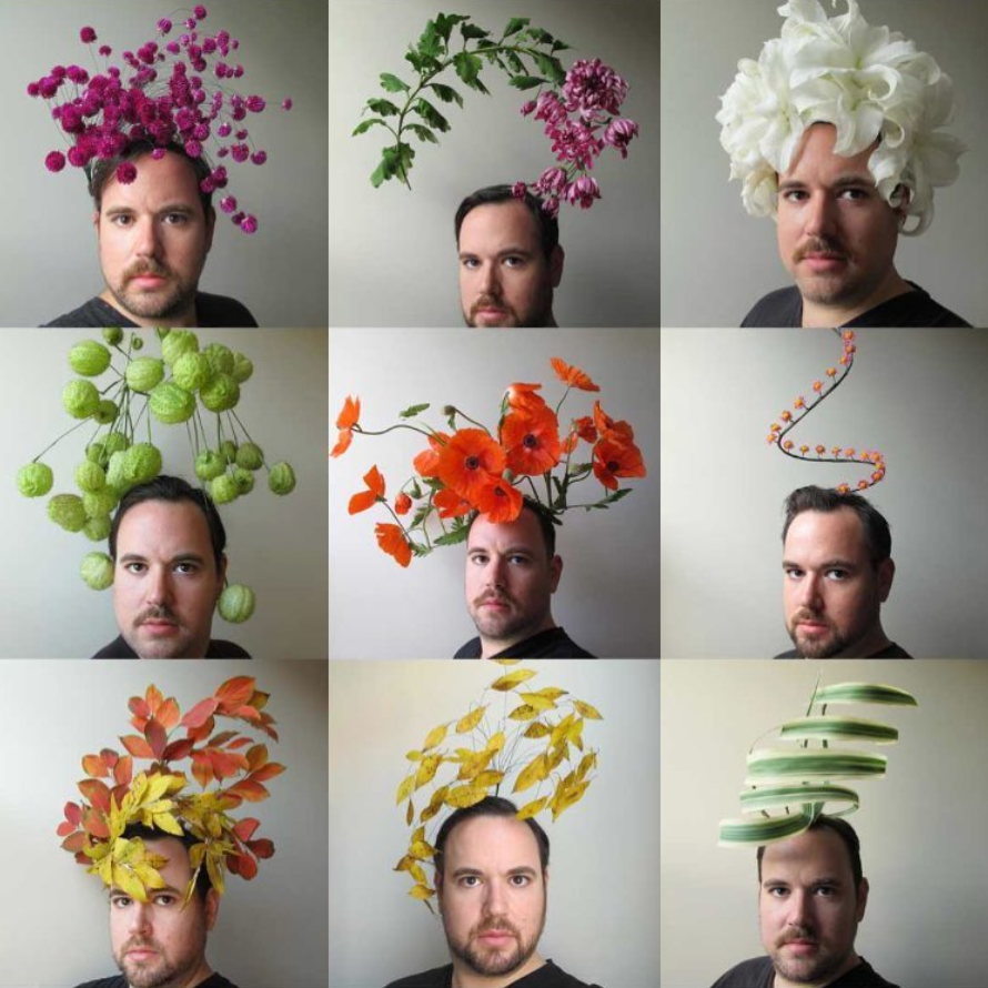 Les extravagants têtes-à-têtes fleuris de Joshua Werber