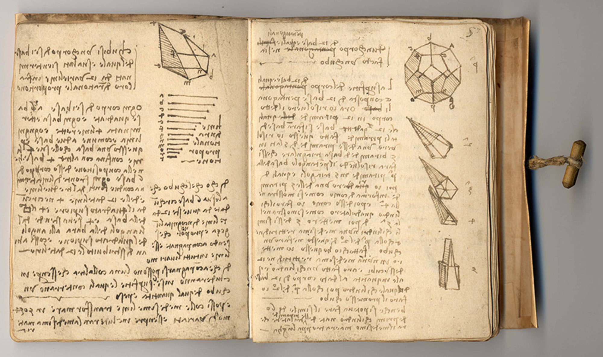 Des carnets de Léonard de Vinci numérisés en haute résolution